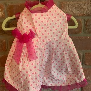 Custom, hand-made doggie dress, fit my 5-7 lb Yorkie. Smoke-free home